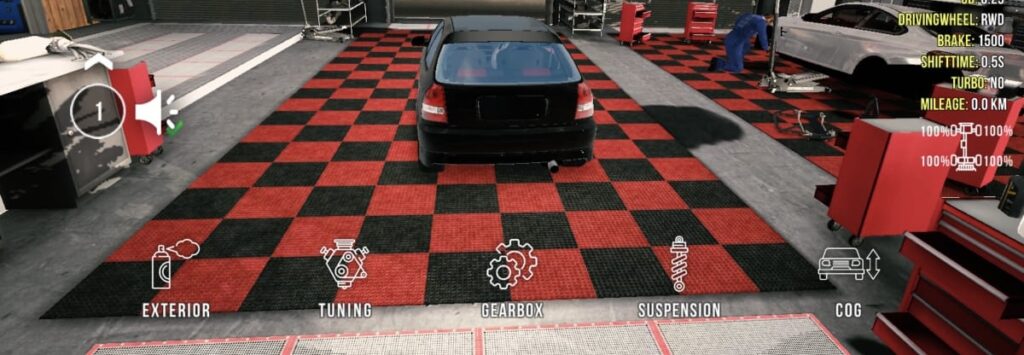 picture showing the different customization options in car parking multiplayer mod apk