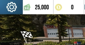 Screenshot showing unlimited money in car parking mod apk game
